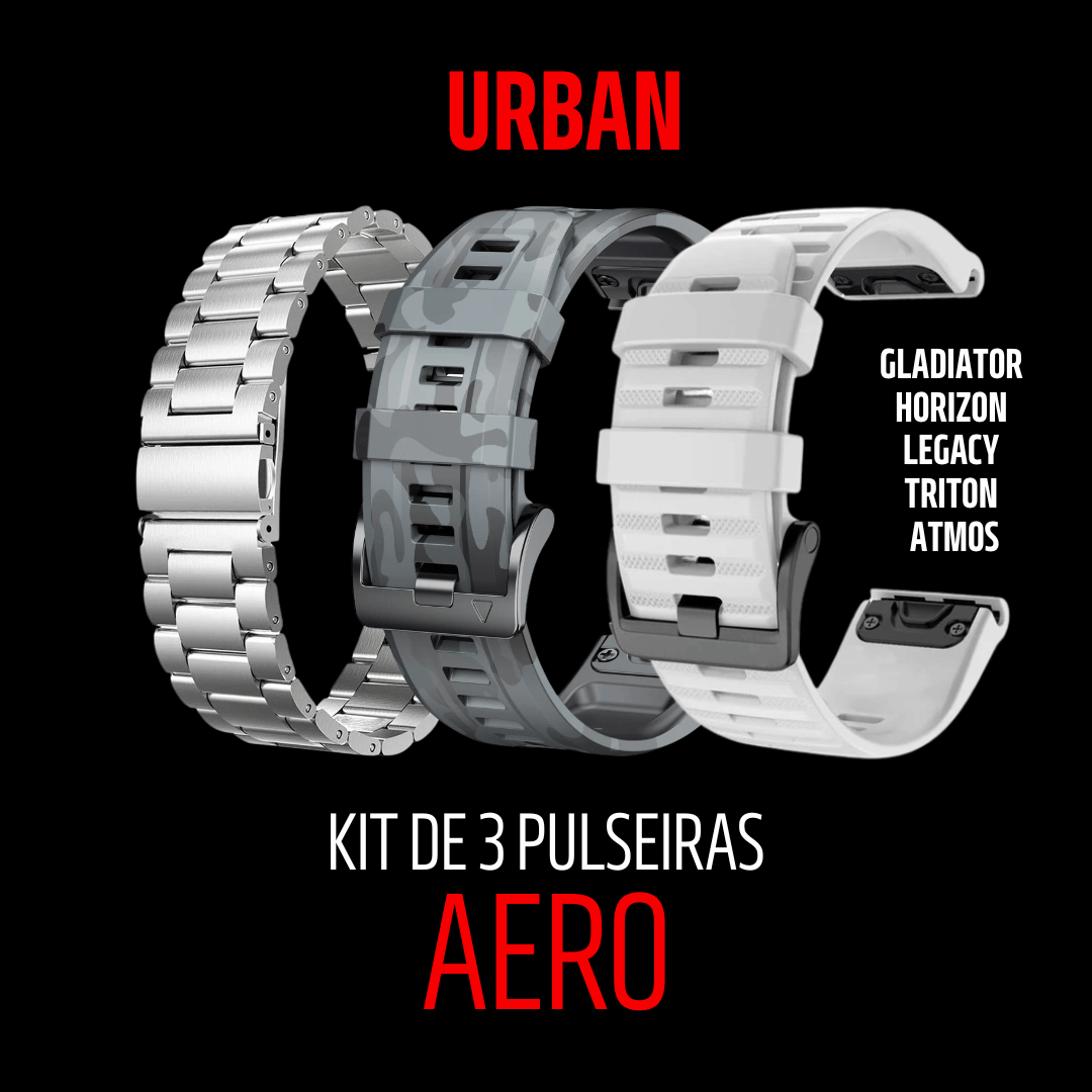Kit Urban Aero- 3 Pulseiras