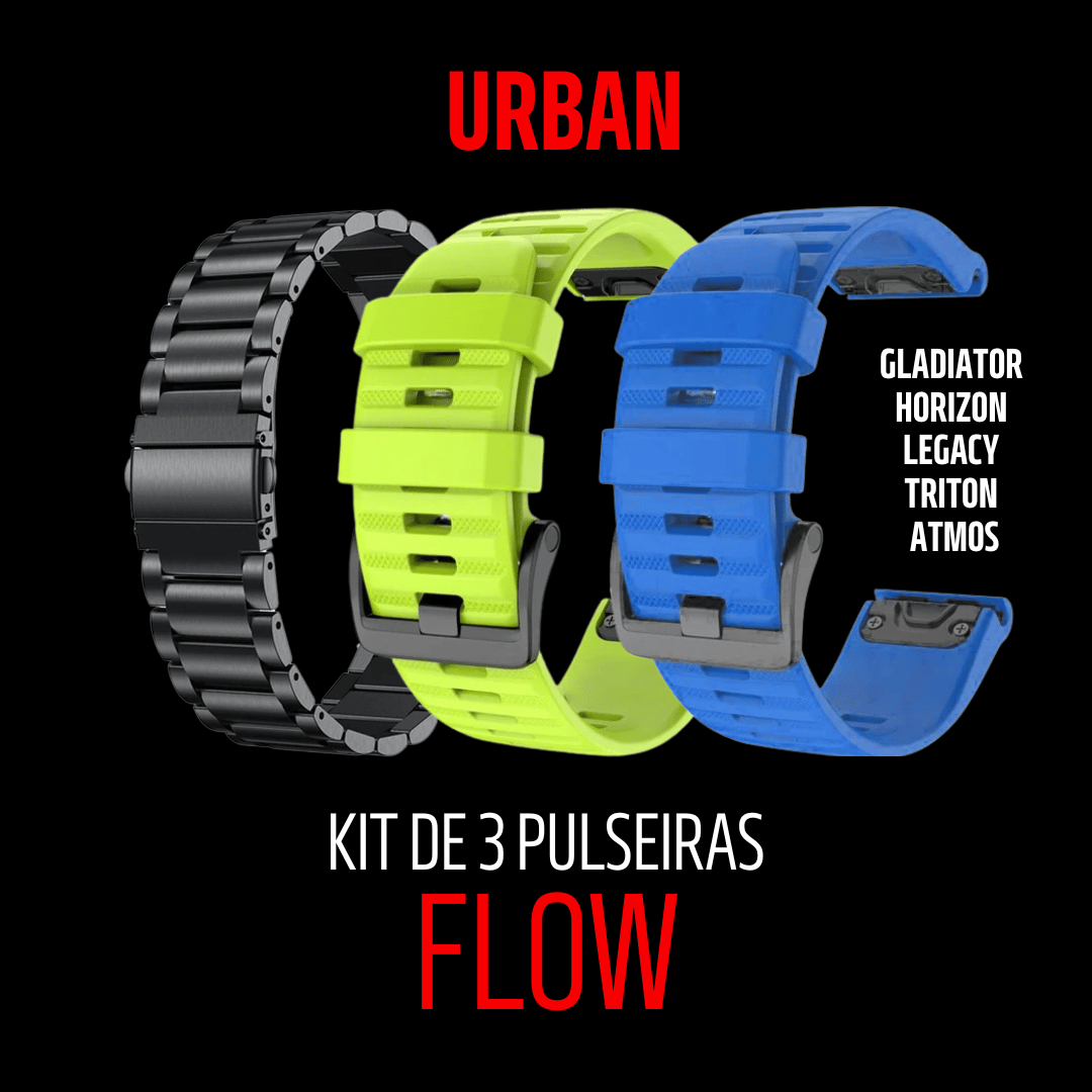 Kit Urban Flow - 3 Pulseiras