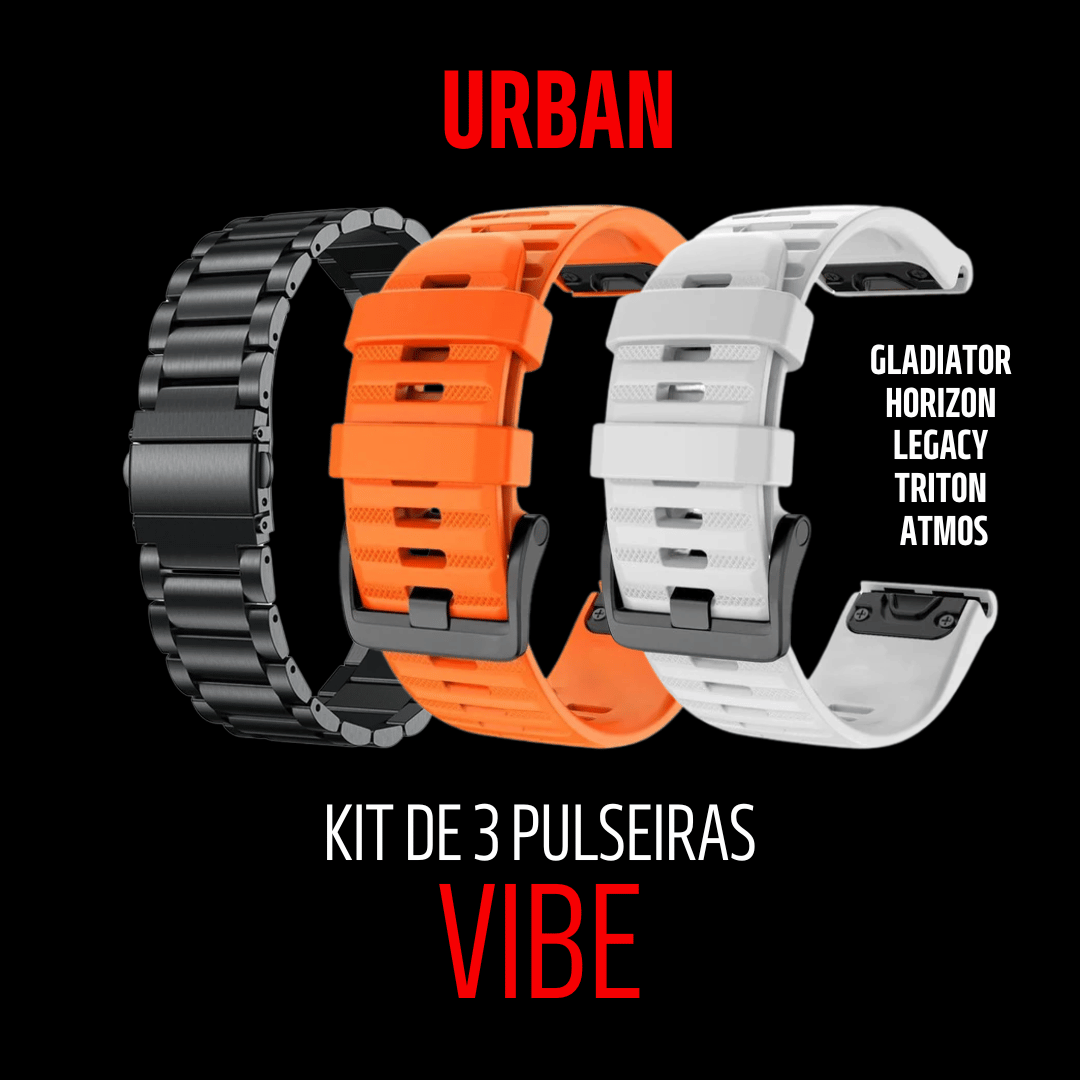 Kit Urban Vibe - 3 Pulseiras