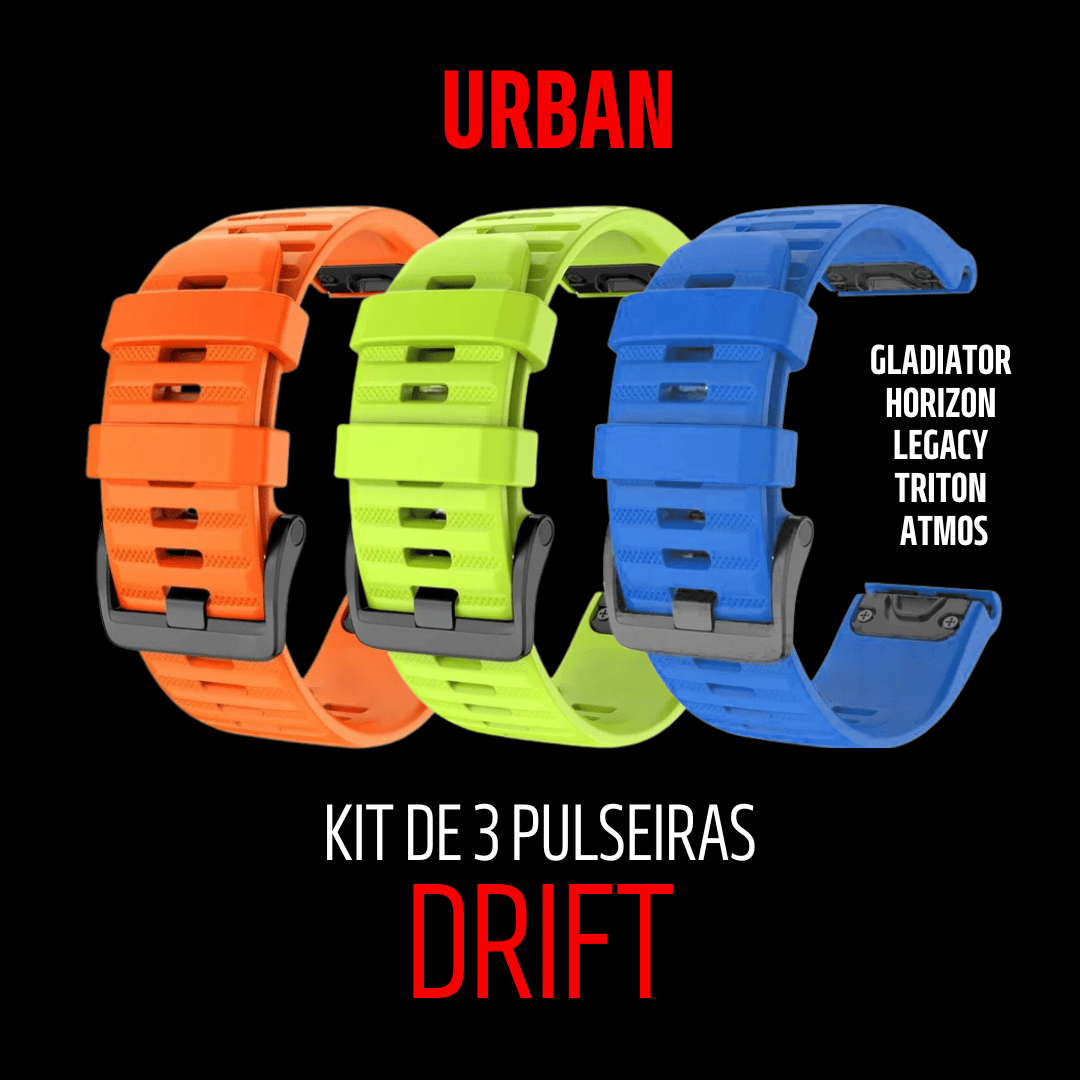 Kit Urban Drift- 3 Pulseiras